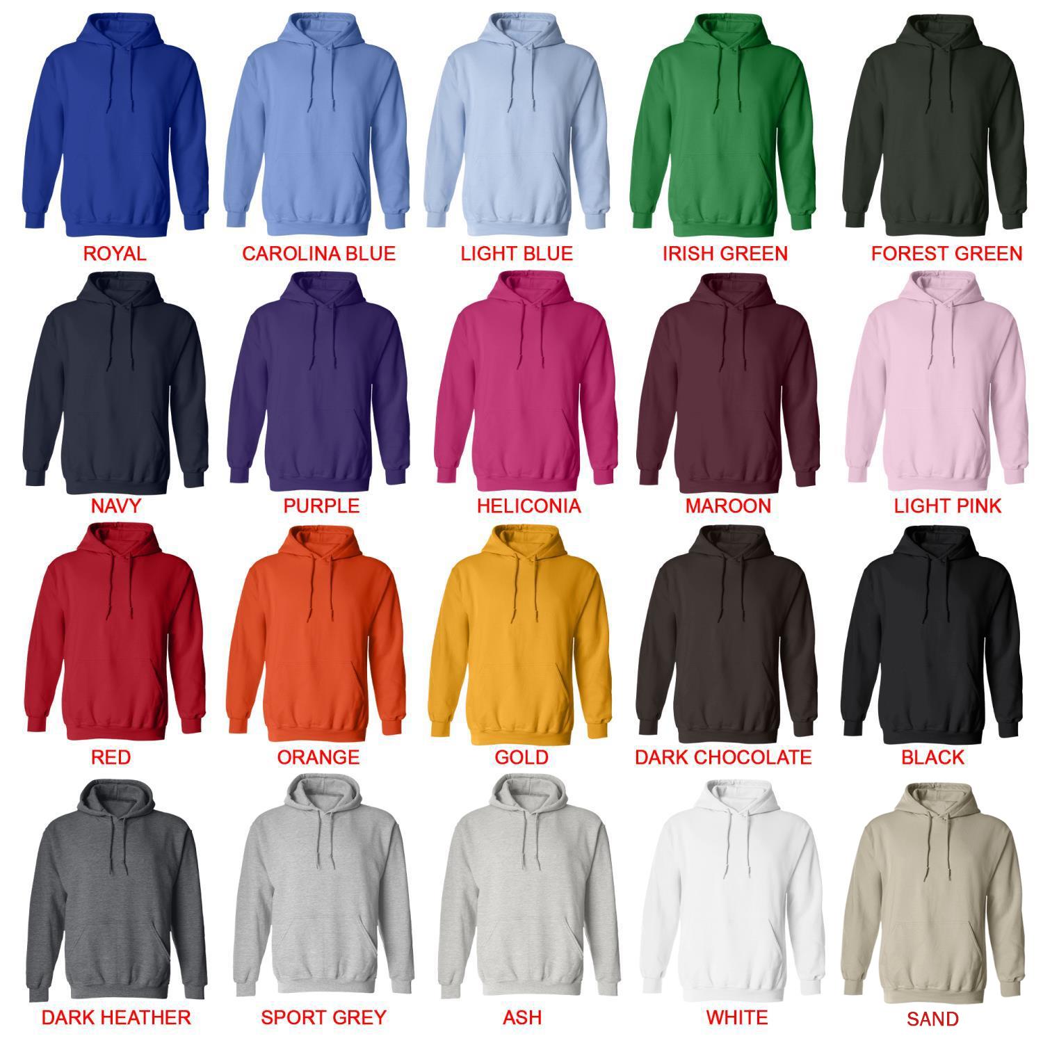 hoodie color chart - Blue Lock Shop