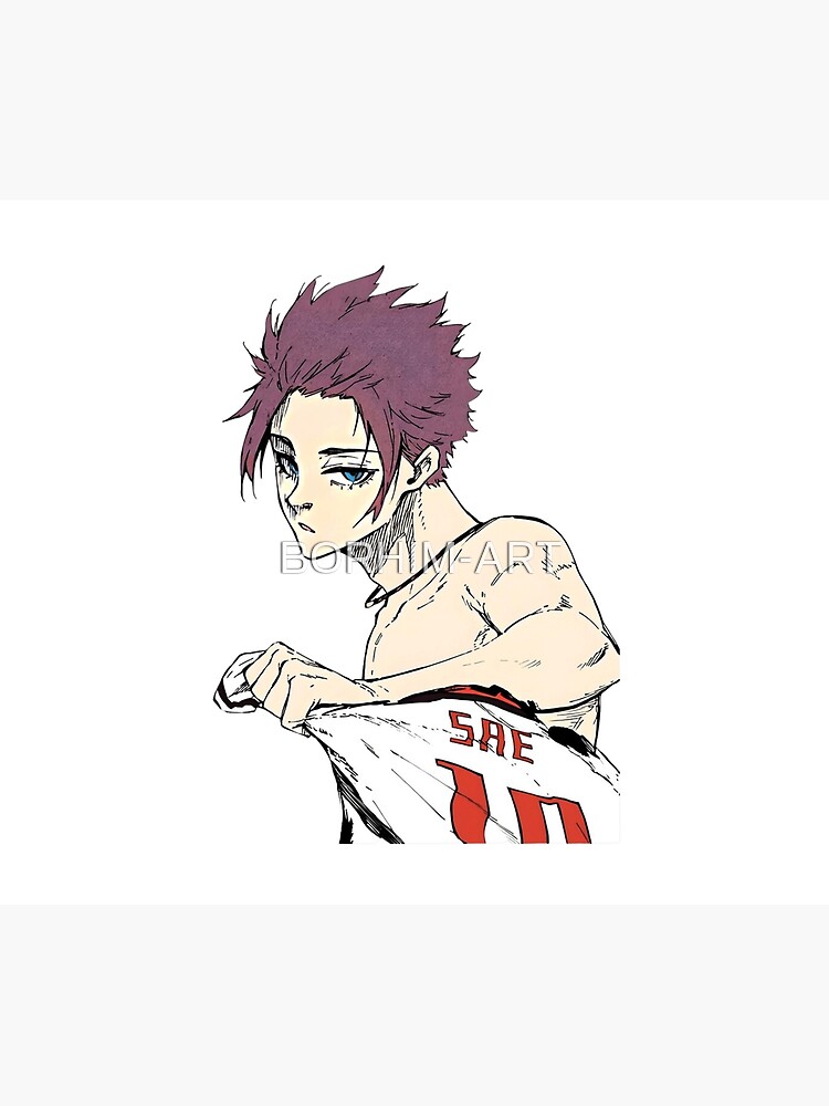 Itoshi Sae Hot Boy Throw Pillow - Image 2