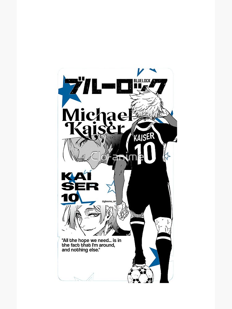 Blue Lock Michael Kaiser Anime Shower Curtain - Image 2