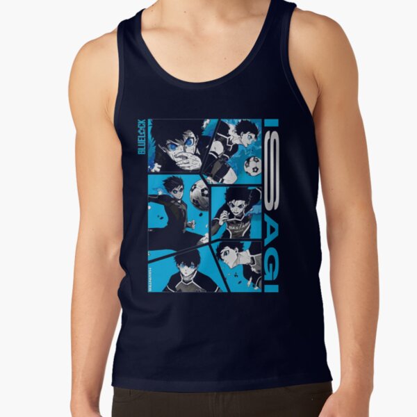 Isagi Anime Blue Lock Tank Top - Image 5