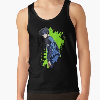 Alternative view of Blue Lock Anime Soccer Isagi Yoichi Tank Top