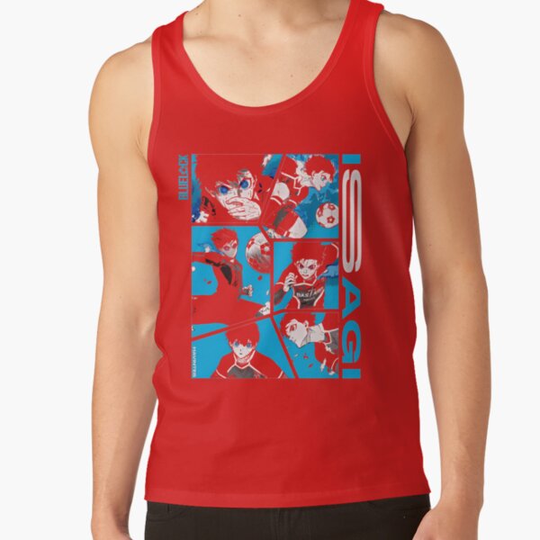 Isagi Anime Blue Lock Tank Top - Image 4