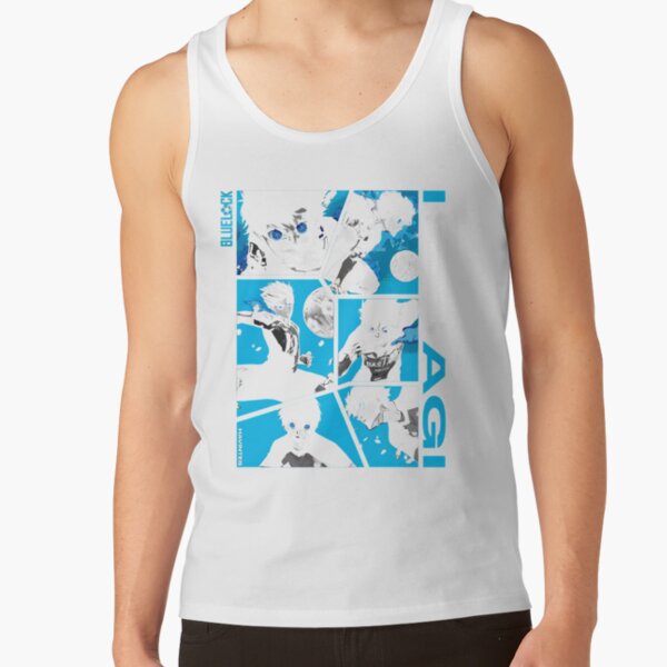 Isagi Anime Blue Lock Tank Top - Image 2