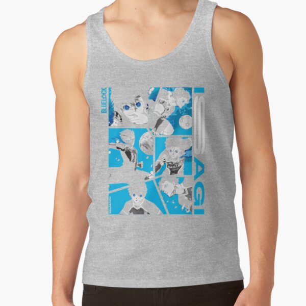 Isagi Anime Blue Lock Tank Top - Image 3