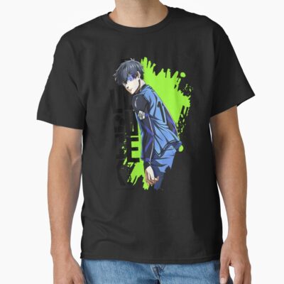 Alternative view of Blue Lock Anime Soccer Isagi Yoichi T-shirt