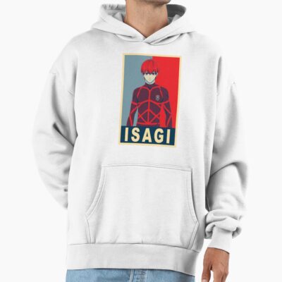 Alternative view of Isagi Yoichi Poster Hoodie
