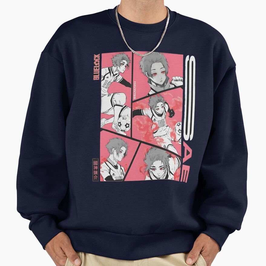 Sae Itoshi Anime Blue Lock Sweatshirt - Image 5