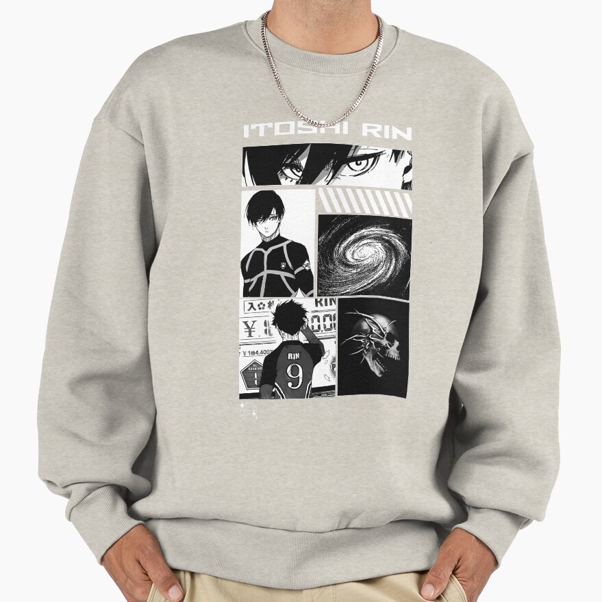 Rin Blue Lock Sweatshirt - Image 3