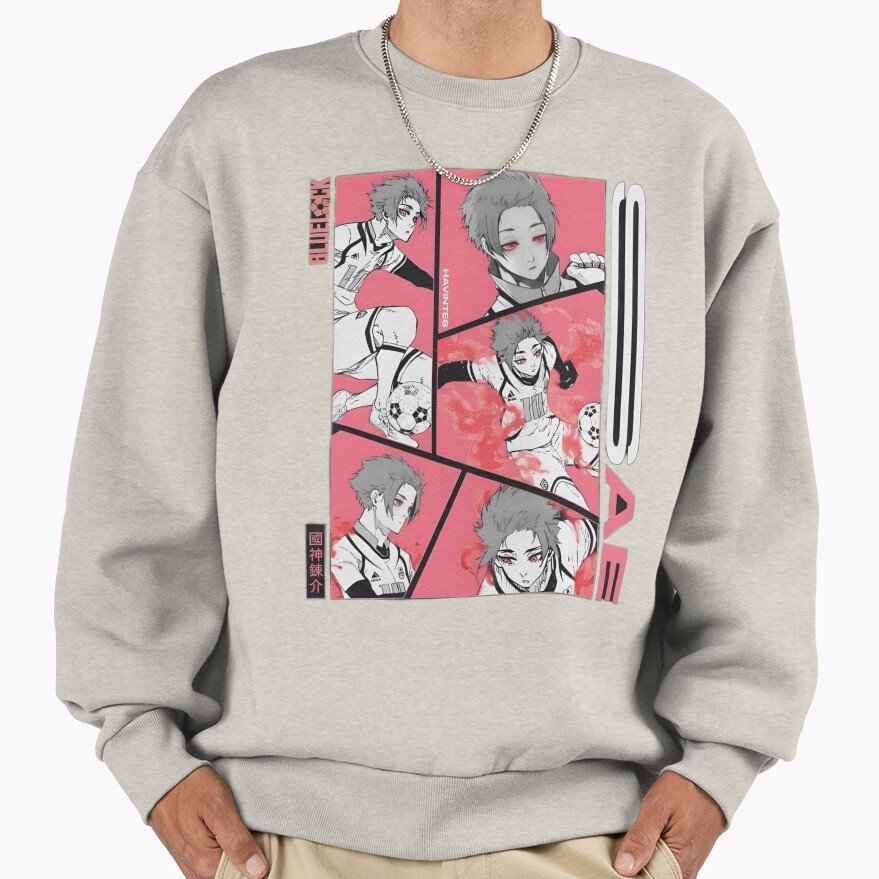 Sae Itoshi Anime Blue Lock Sweatshirt - Image 3