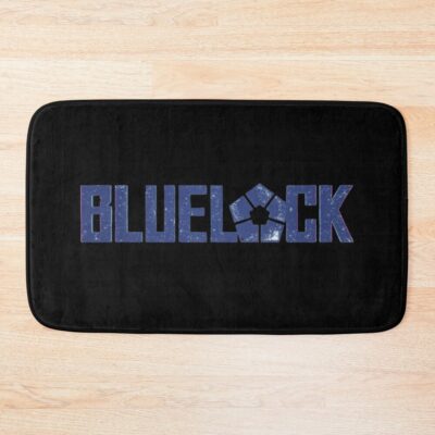 Blue Lock Logo Design Bath Mat
