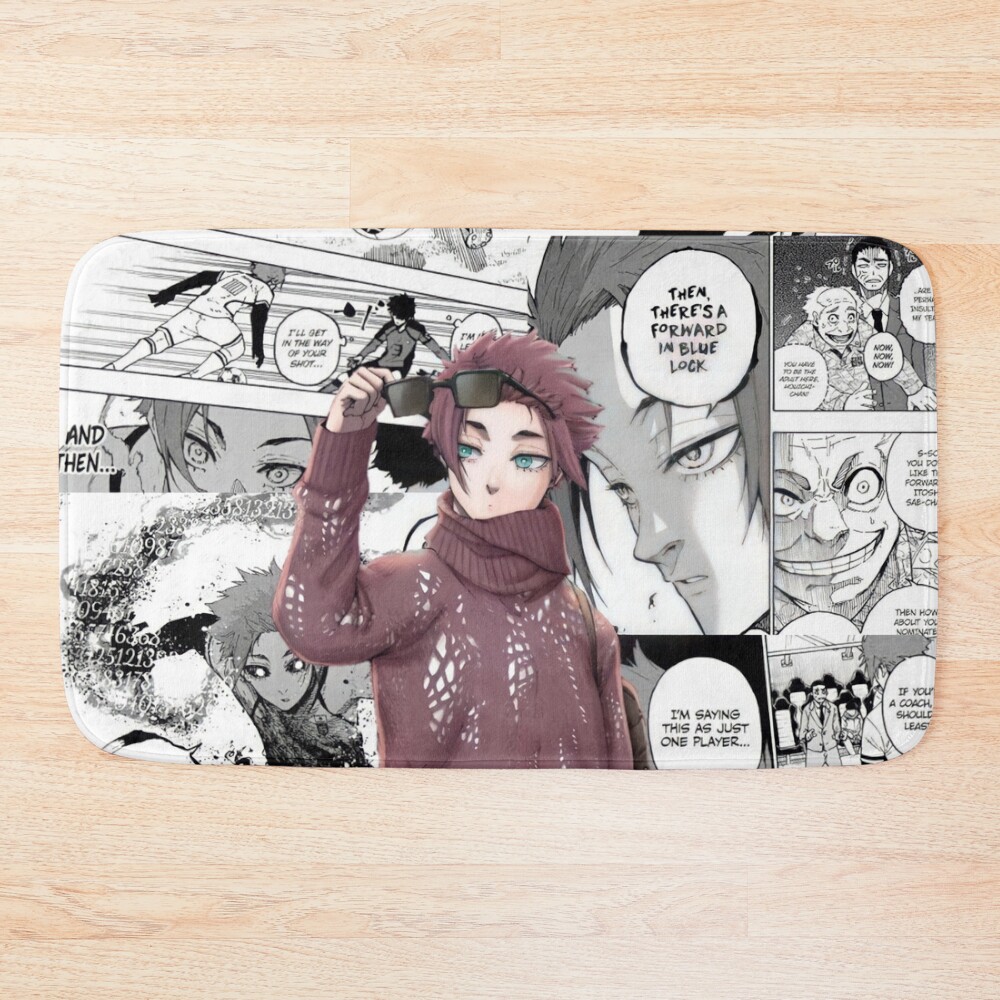 Sae Itoshi Anime Bath Mat
