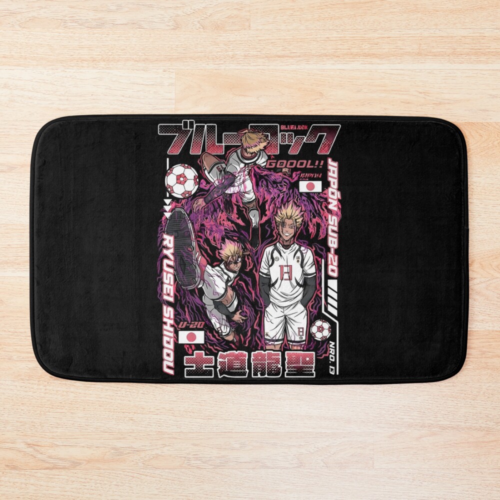 Blue Lock Ryusei Shidou Bath Mat