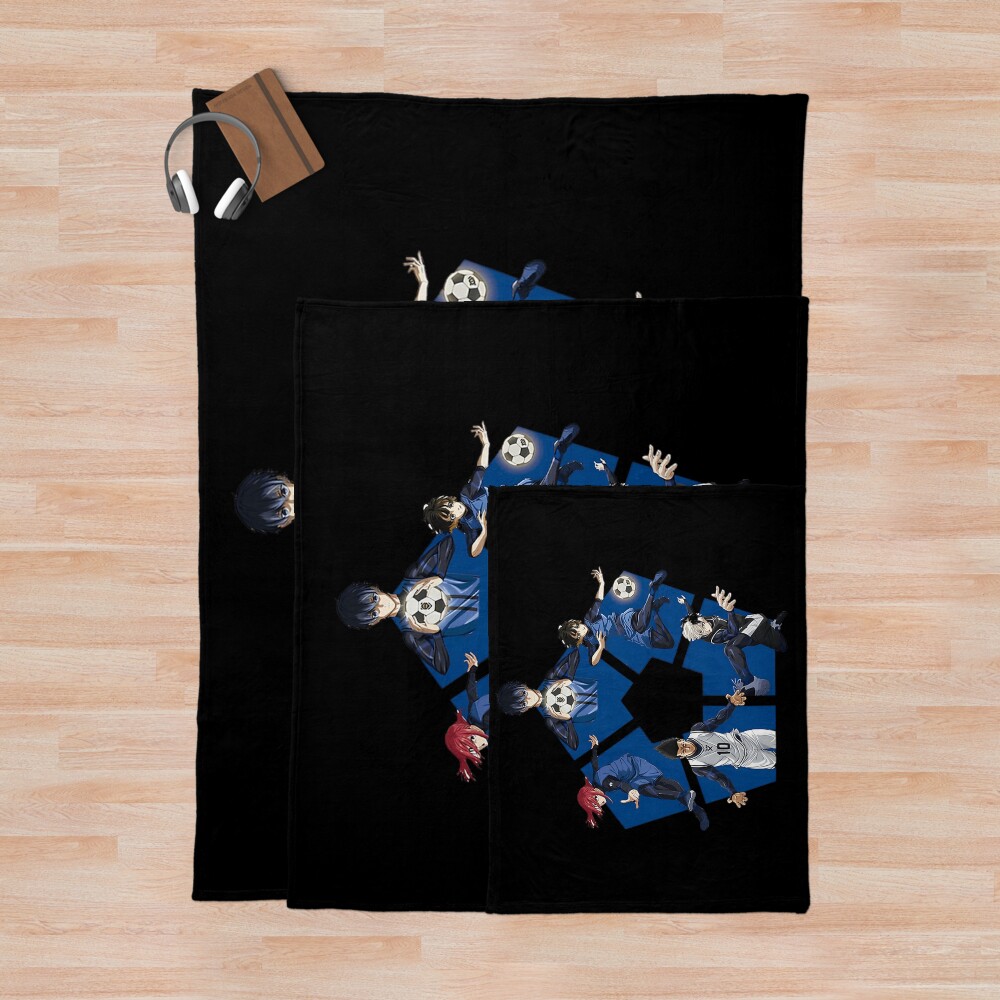 Blue Lock Anime Team Throw Blanket - Image 3