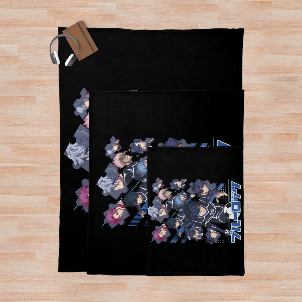 Blue Lock Z Team Throw Blanket - Image 3