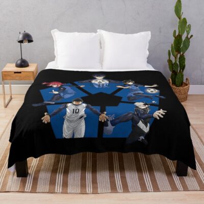 Blue Lock Anime Team Throw Blanket