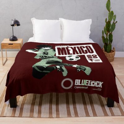 Bachira In Gold Cup 2025 Throw Blanket