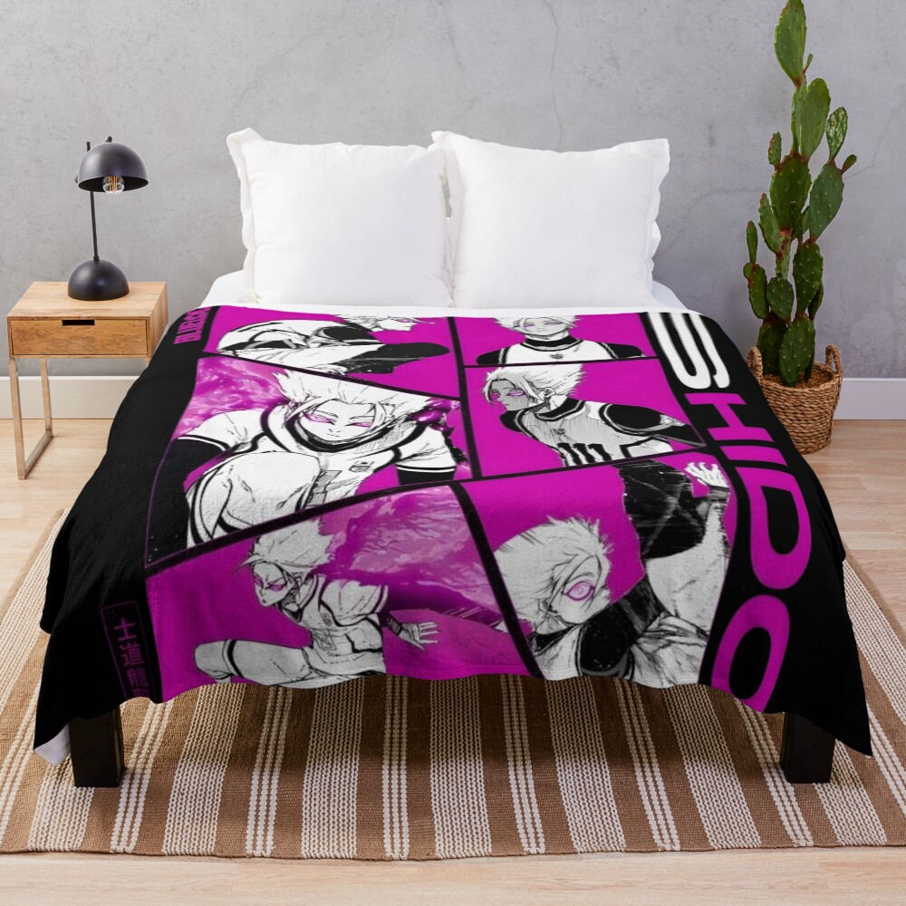 Blue Lock Ryusei Shidou Throw Blanket