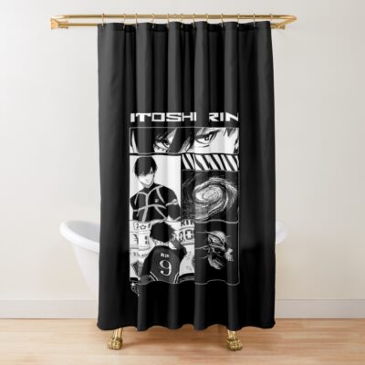 Rin Blue Lock Shower Curtain