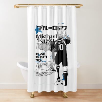 Blue Lock Michael Kaiser Anime Shower Curtain