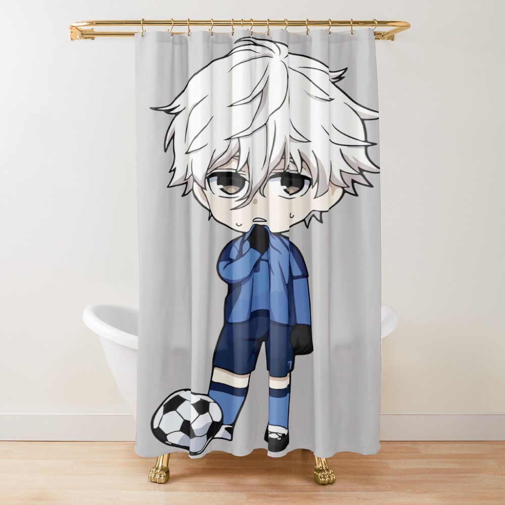 Seishiro Nagi Blue Lock Anime Shower Curtain