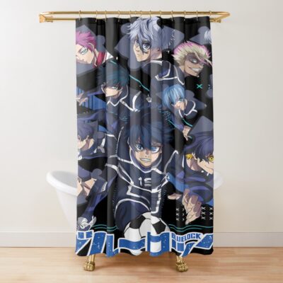 Blue Lock Team Shower Curtain