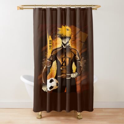 Blue Lock Kunigami Shower Curtain
