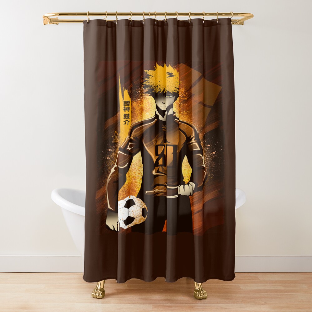 Blue Lock Kunigami Shower Curtain