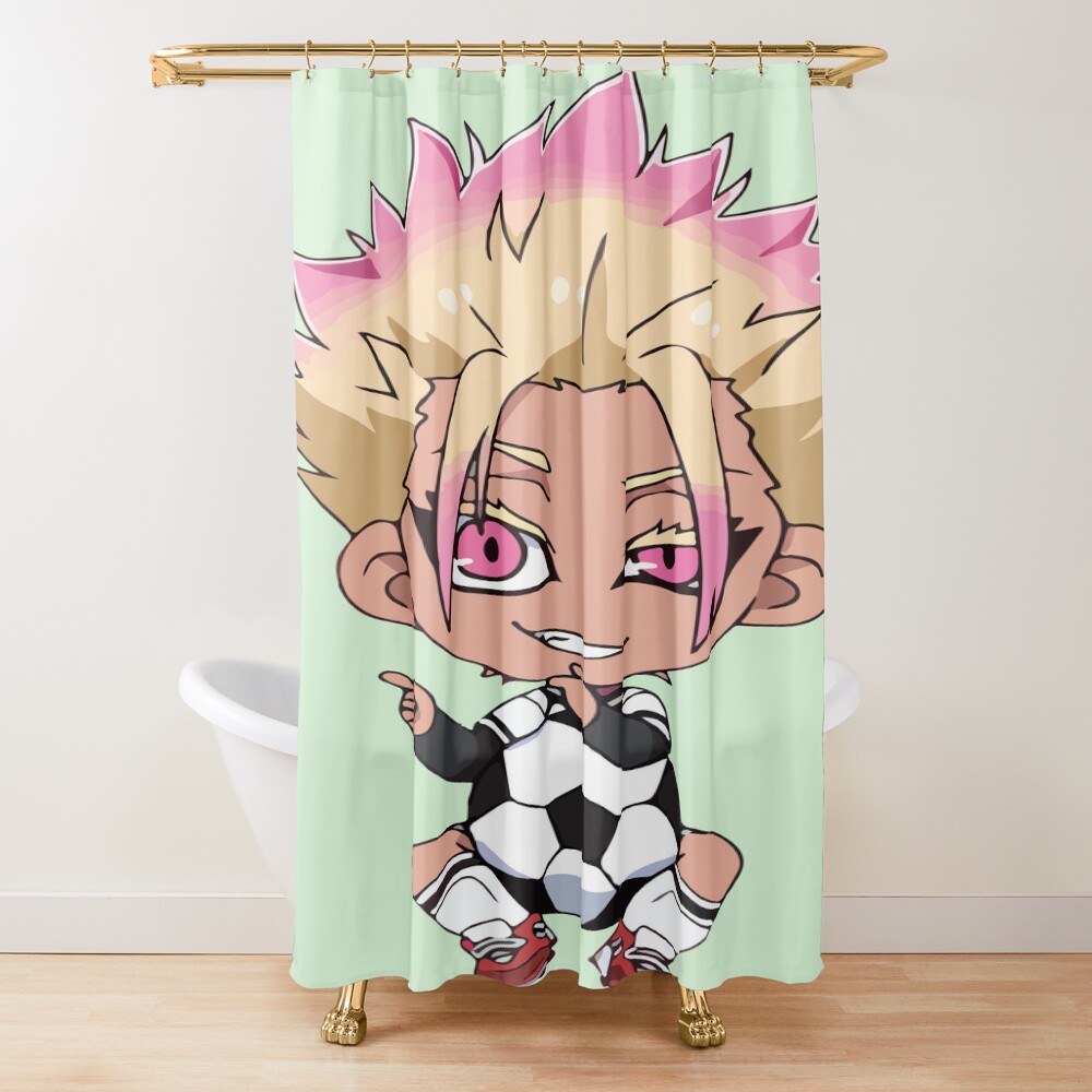 Ryusei Shido Blue Lock Anime Shower Curtain