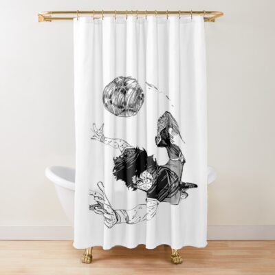 Meguru Bachira Manga Art Shower Curtain