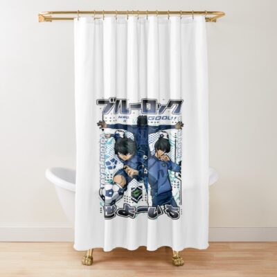 Yoichi Isagi Anime Shower Curtain