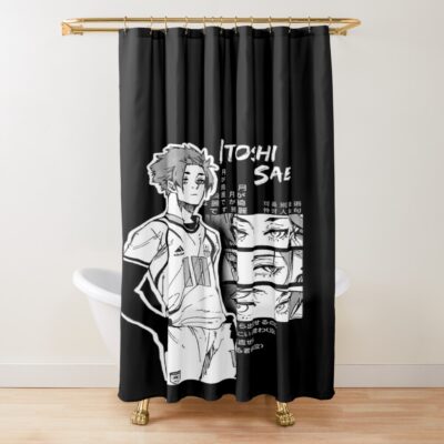 Itoshi Sae Art Shower Curtain