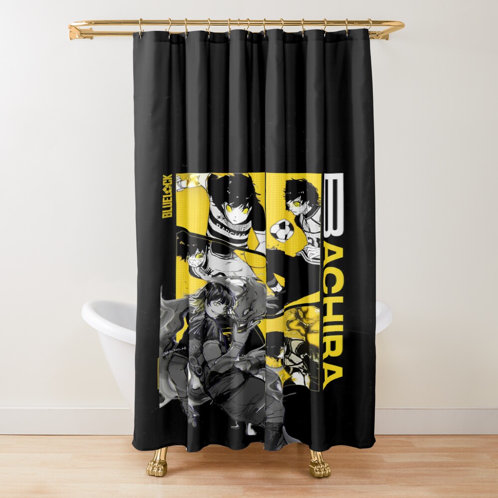 Meguru Bachira Art Shower Curtain
