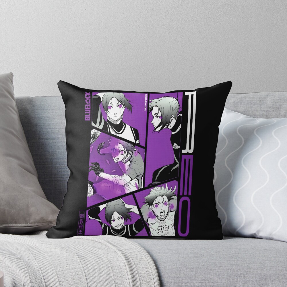 Blue Lock Reo Mikage Throw Pillow