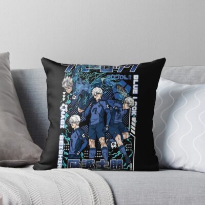 Nagi Seishiro Anime Throw Pillow