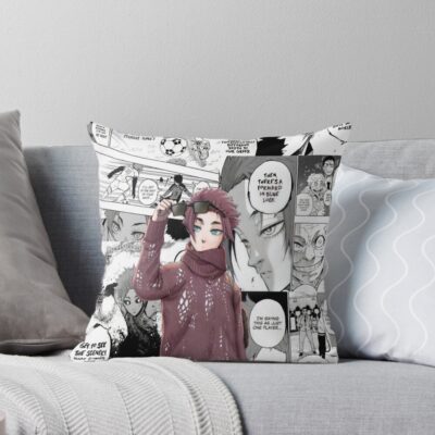 Sae Itoshi Anime Throw Pillow