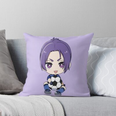 Reo Mikage Chibi Blue Lock Throw Pillow