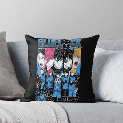 Blue Lock Egos Team Throw Pillow