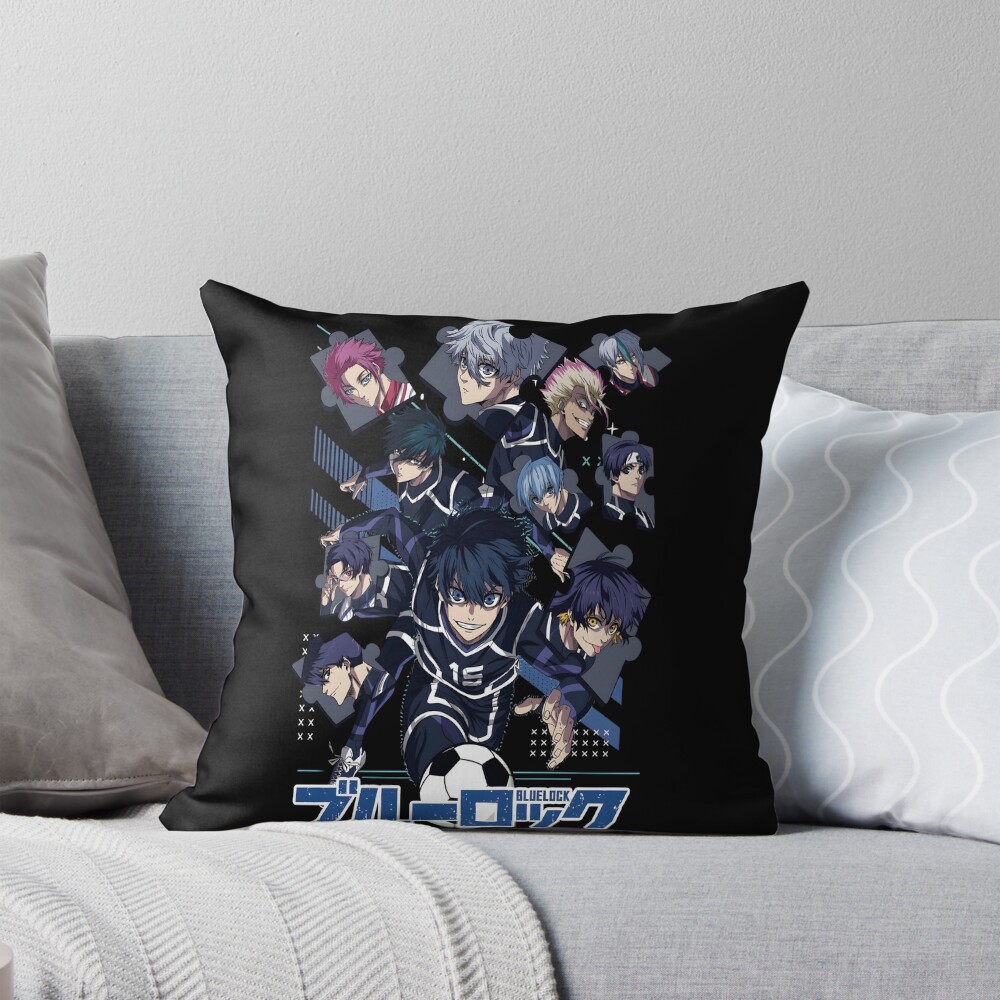 Blue Lock Eleven Throw Pillow